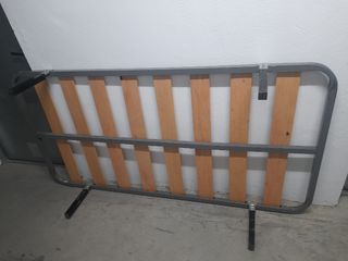 Cabecero cama metal negro-dorado sumier180×90/20€