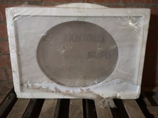 Encimera lavabo mármol blanco