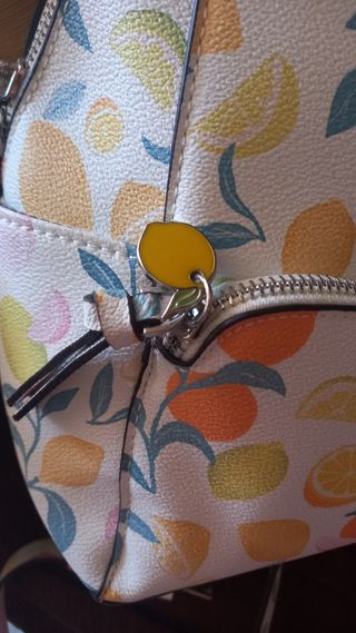 Mochila estampada cítricos