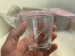 Bicchieri vetro trasparenti - nuovi