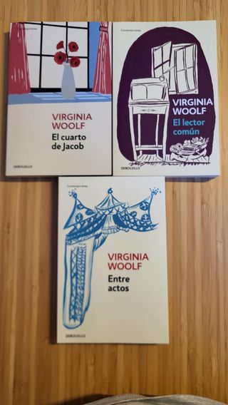 Lote de libros de Virginia Woolf 