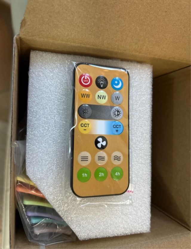 Ventilatore soffitto con luce