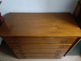 Cómoda cajones y espejo