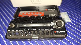 Juego carraca Wurth Black Edition 23pzas