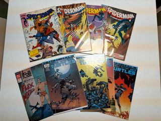 Varios comics. Spiderman, Doom Patrol y TMNT.