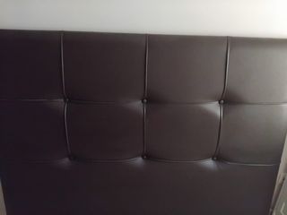 Cabecero cama matrimonio chocolate