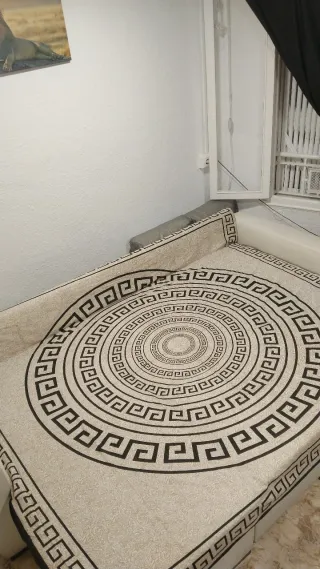 Sábanas sofá - Beige y Negro