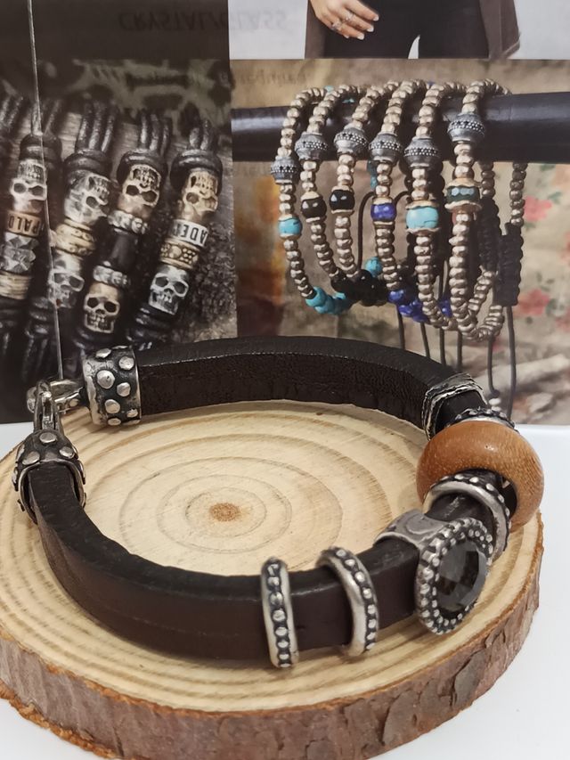 Pulsera Plata de Palo