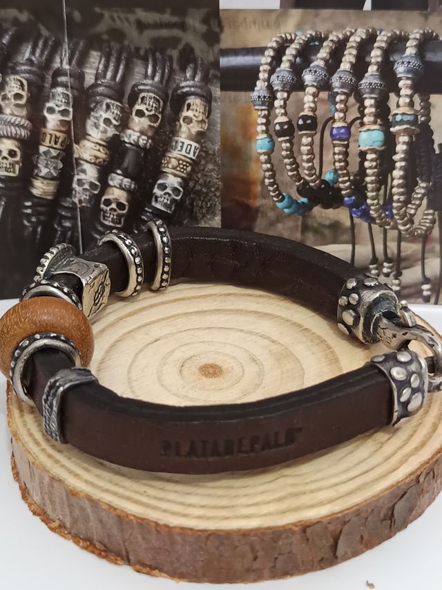 Pulsera Plata de Palo