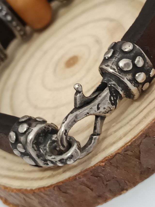 Pulsera Plata de Palo