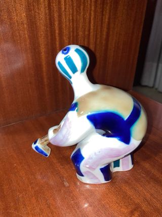 Figura labrador porcelana Sargadelos