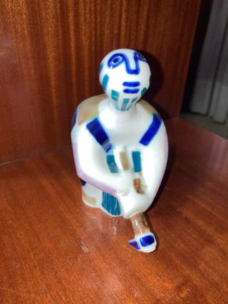 Figura labrador porcelana Sargadelos