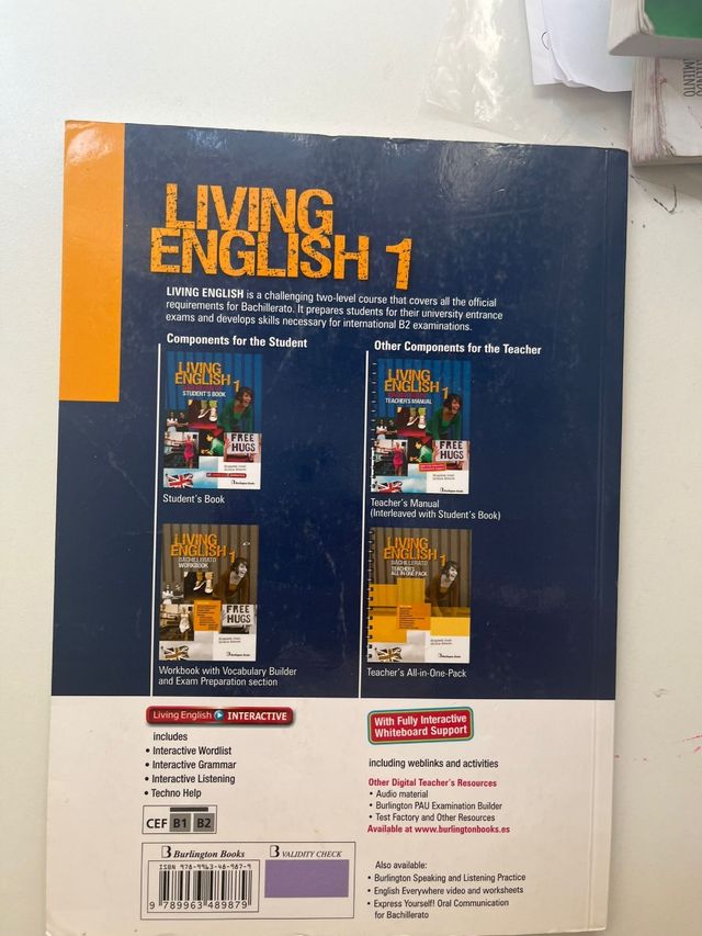 LIBRO STUDENT BOOK 1° BACHILLERATO