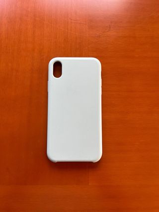 Funda silicona iPhone XR azul claro(No se ve bien)