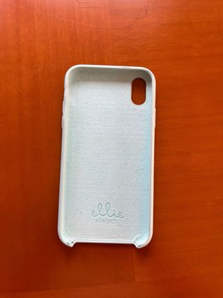 Funda silicona iPhone XR azul claro(No se ve bien)