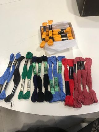 Madejas bordar - 24 piezas