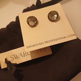 Pendientes Swarovski Gris Oscuro