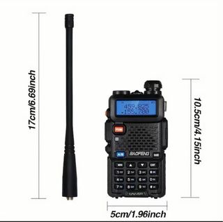 2 Radios BAOFENG UV-5R 5W Dual Band