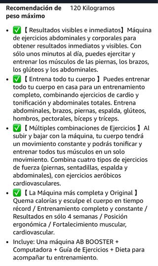 AB Booster Plus: Máquina fitness