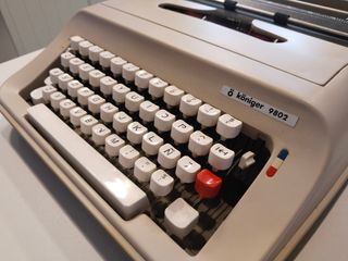 Máquina escribir Königer 9802