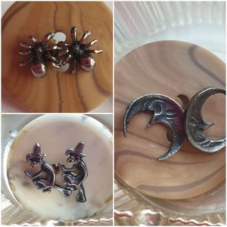3 PARES PENDIENTES HALLOWEEN