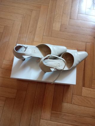 Zapatos novia beige