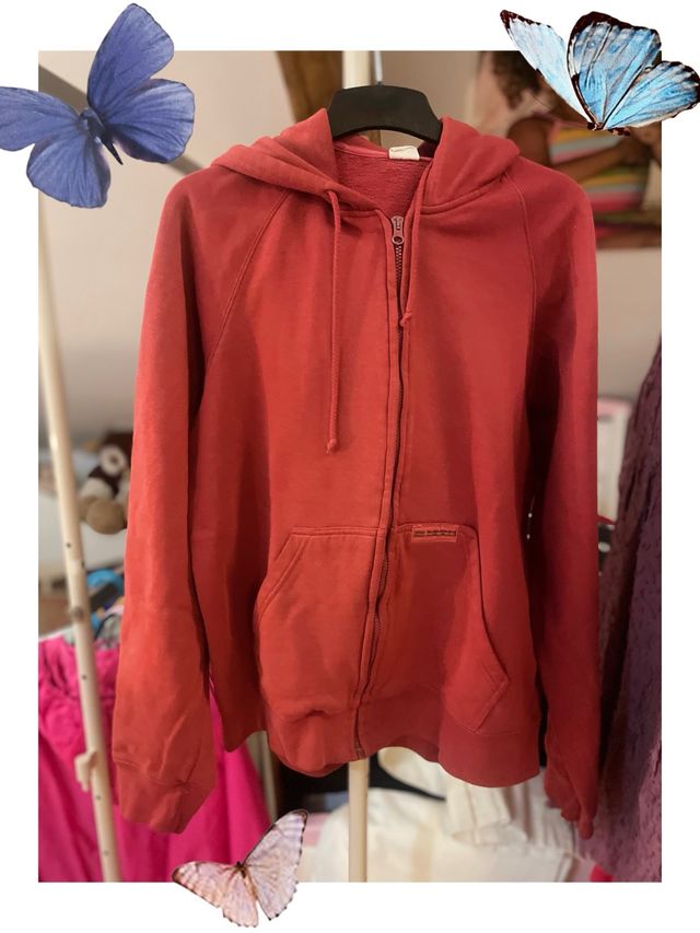 Sudadera roja Pull&Bear