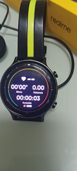 realme Watch S - Smartwatch Negro/Amarillo