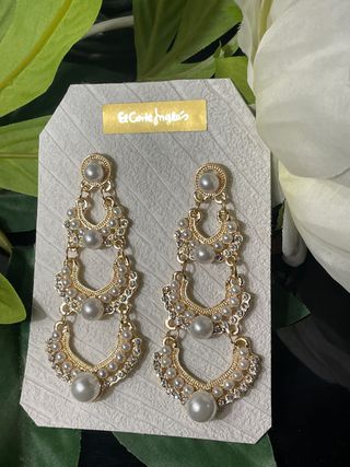 PENDIENTES Largos Árabes NOVIAS 