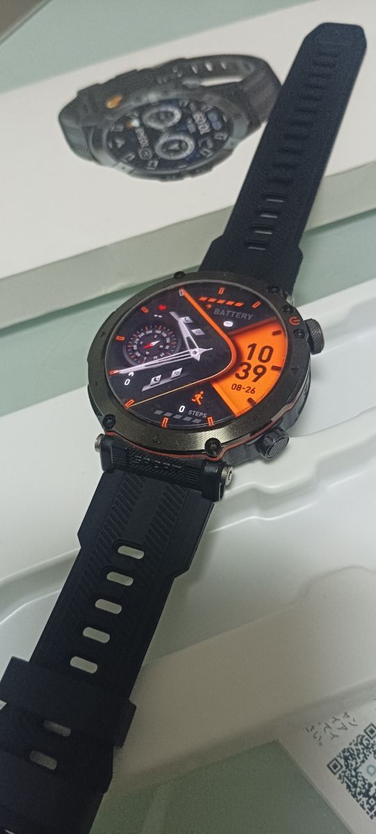 Smartwatch inteligente negro