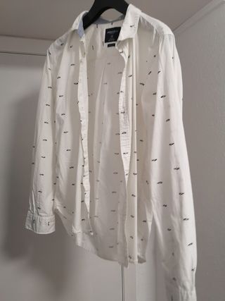 Camisa Springfield M - blanca Slim fit hombre