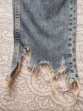 Vaqueros Mango - Azul - Talla 36