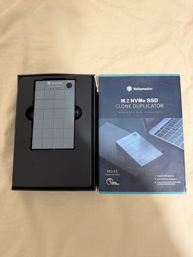Duplicador SSD Yottamaster M.2 NVMe