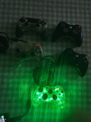 Lote de 5 mandos: Xbox y PS4 leer bien 