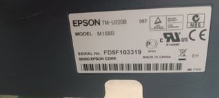 Impresora Epson TM-U220 tickets
