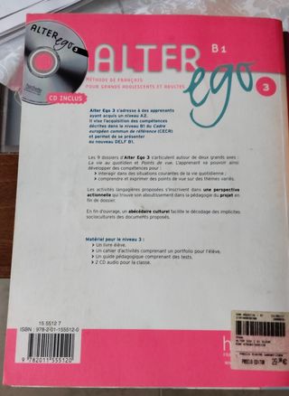 Alter ego Méthode de français B1 CD inclus