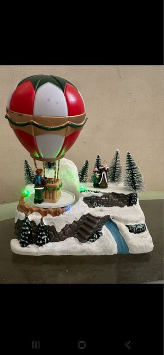 Mongolfiera Natale: Carillon Rotante