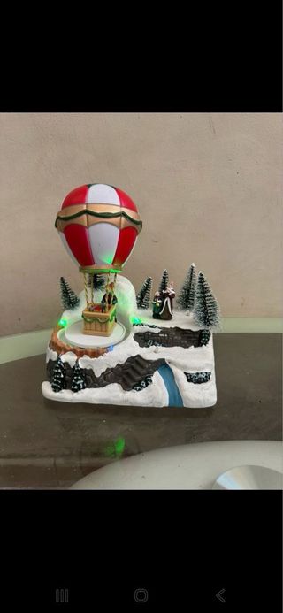 Mongolfiera Natale: Carillon Rotante