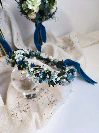 Pack novia completo flor preservada estilo natural