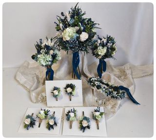 Pack novia completo flor preservada estilo natural