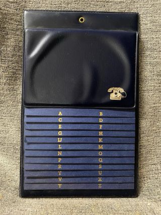 Agenda telefónica vintage