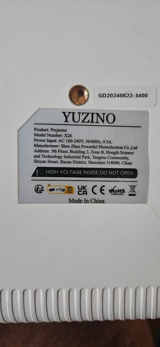Proyector Yuzino x26 Full HD