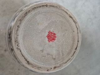 Jarrón porcelana | Flores azul