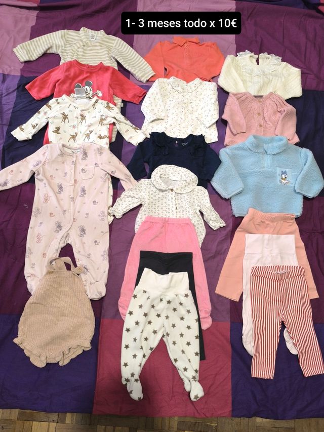 Ropa bebé 3-6 meses - 18prendas