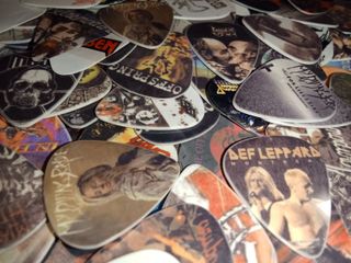 Púas de guitarra personalizadas para grupos