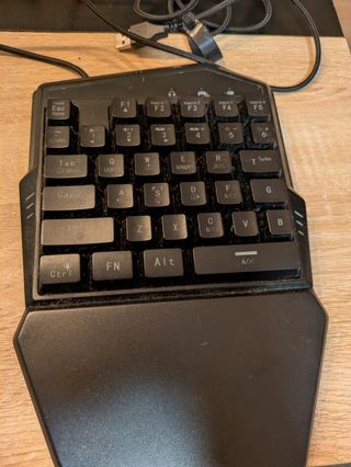 Teclado Gamer 1 Mano - Negro