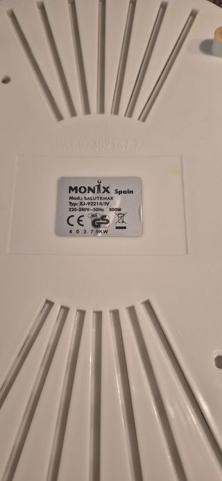 Vaporera Monix eléctrica