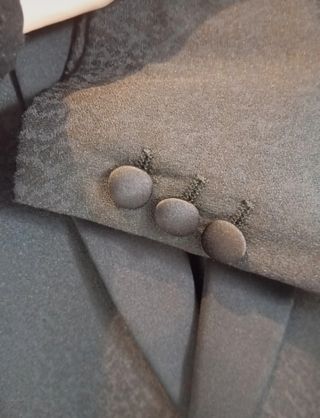 Traje negro hombre - americana y pantalón talla 42