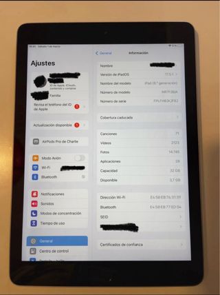 iPad 6ª Gen Apple - Silver