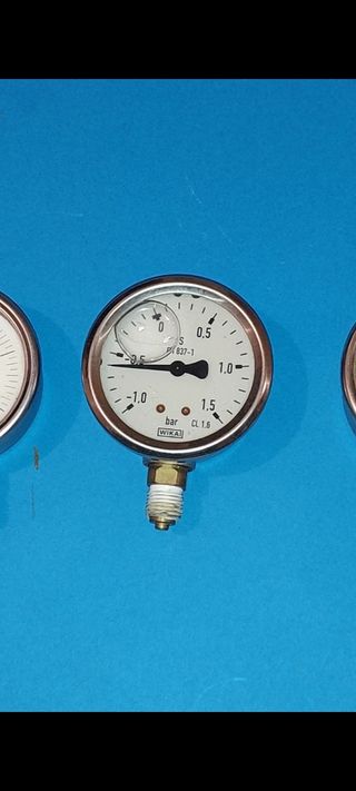 3 Manómetros 68mm | Glicerina